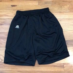 Black Russell athletic basketball shorts